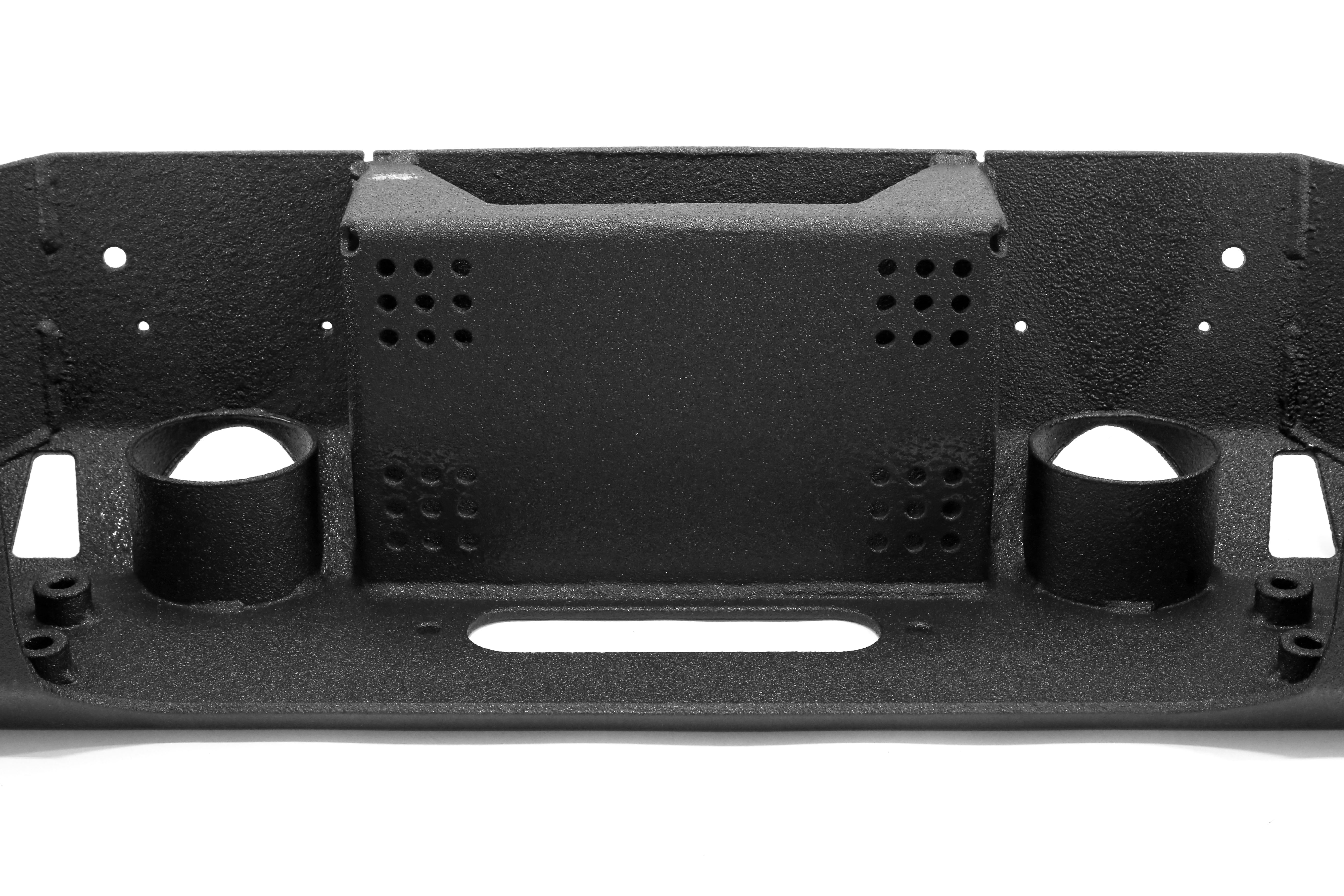 MBRP Front Full Width Winch Bumper Line-X Coated - JK
