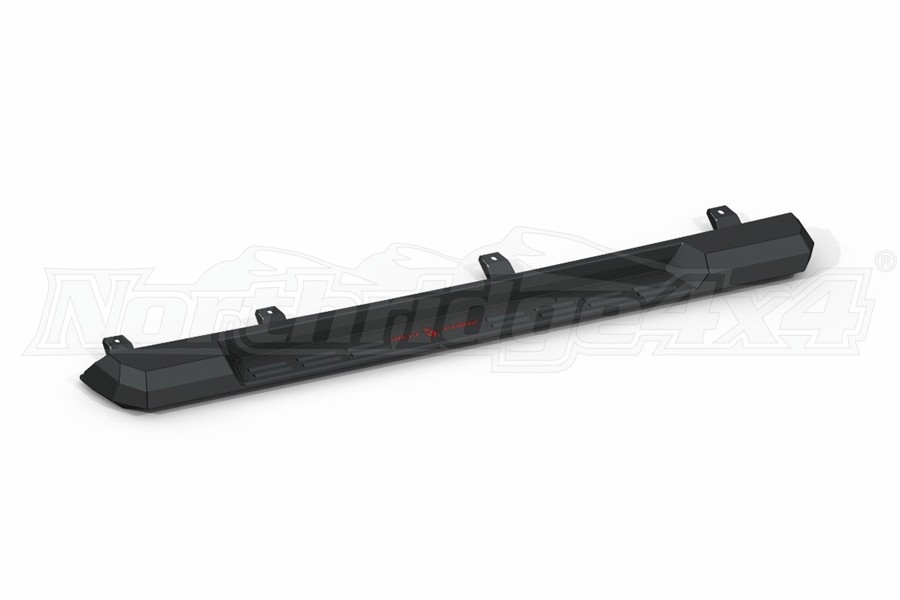 Jeep JT Road Armor Stealth Running Boards Textured Black Jeep