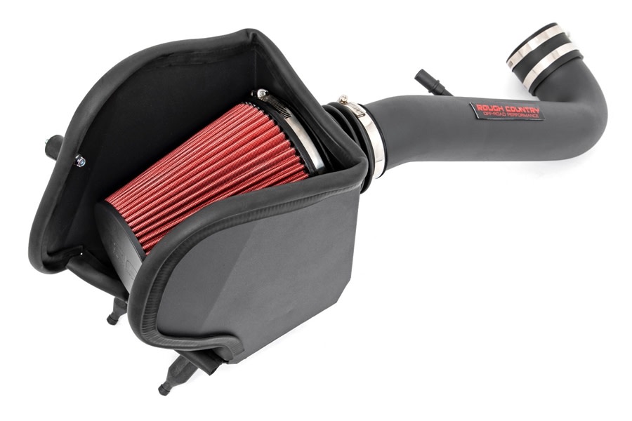 Rough Country Cold Air Intake System - No Pre-Filter Bag - JT/JL 3.6L