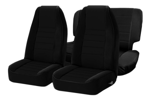 Smittybilt Neoprene Front and Rear Seat Covers Black  - JK 2DR 2007-12