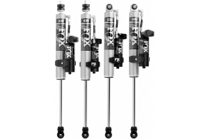 Fox 2.0 Performance Series Adjustable iQS Reservoir Shocks, Front and Rear - 2.5in-4in Lift - JK 