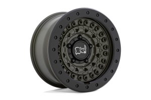 Black Rhino Barricade Wheel, 17x8.5 5x5 -34mm - Olive Green - JT/JL/JK
