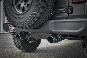 aFe Power Rebel Series 3in to 2.5in Cat-Back Exhaust w/ Black Tips - JL 2.0L