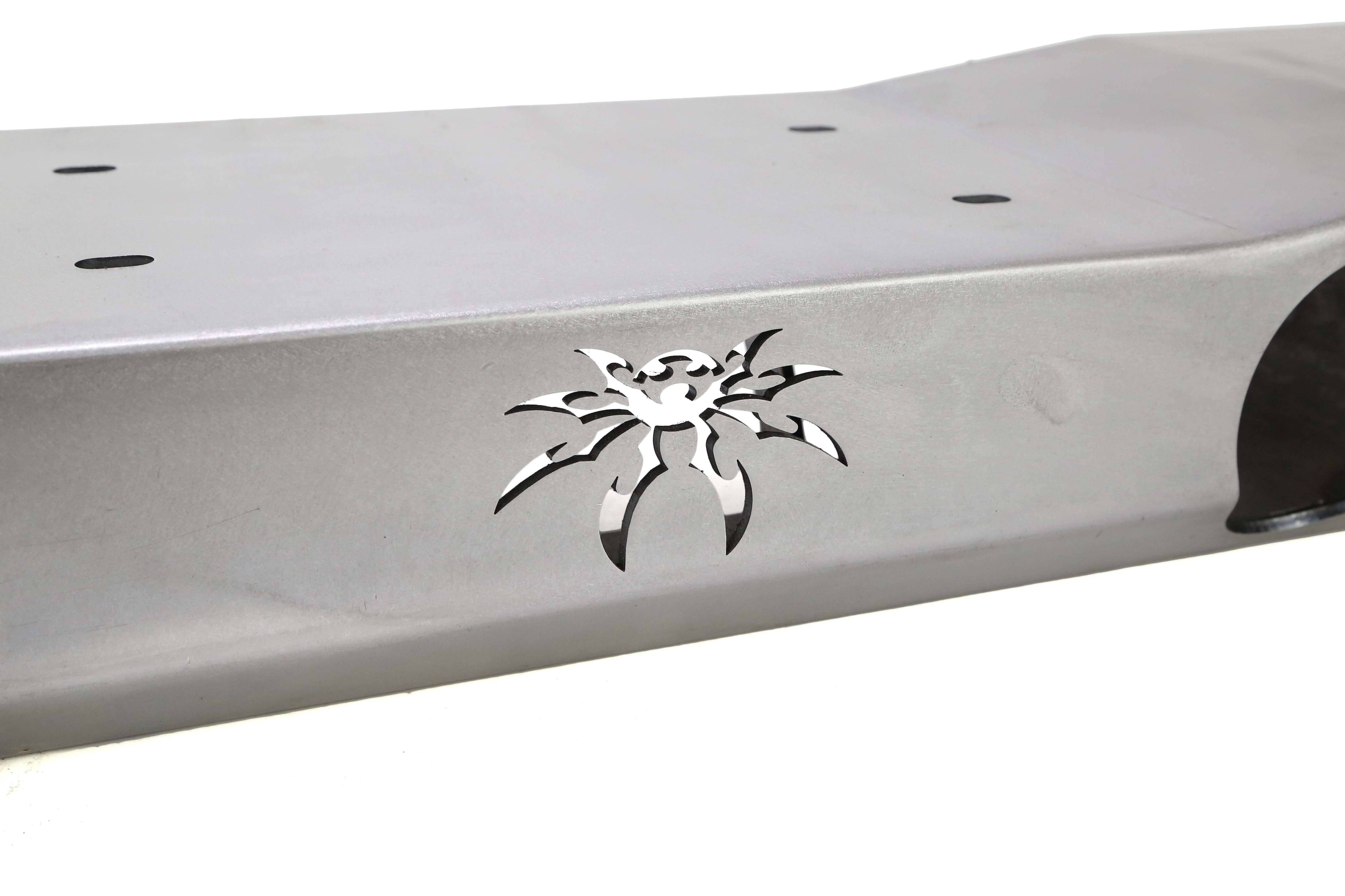 Poison Spyder Brawler Lite Front Bumper w/Brawler Bar and Shackle Tabs Bare - JK