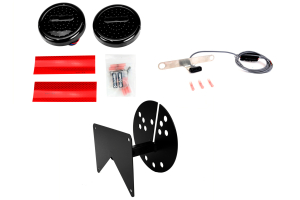 Off Road Only LED Tail Lights, Plate Kit and RH Bracket