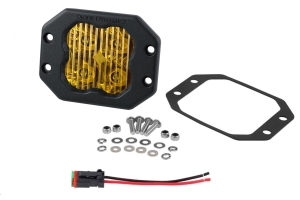Diode Dynamics SS3 Sport Flush Mount LED Pod, ABL Yellow - Driving