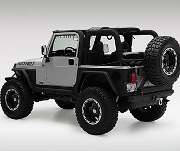 Smittybilt XRC Fender Flares Rear Black - LJ/TJ
