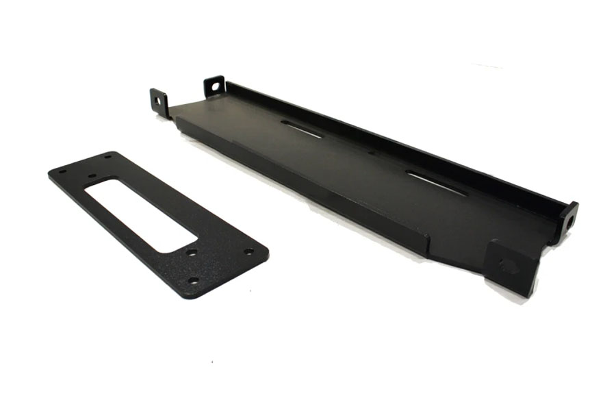 Rock Hard 4x4 Patriot Series Winch Plate for 10A/Hard Rock Edition/Recon Steel Front Bumper  - JK
