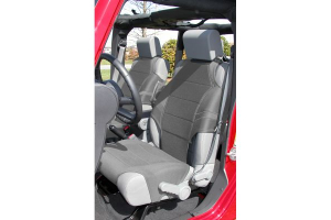 Rugged Ridge Front Seat Vests Grey - JT/JL/JK