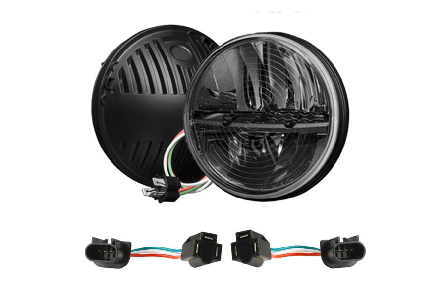 Rigid Industries TruckLite 7in Round Heated Headlights Pair