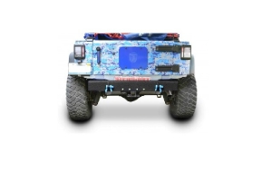 Steinjager Rear Bumper w/D-Ring Mounts - Texturized Black - JK