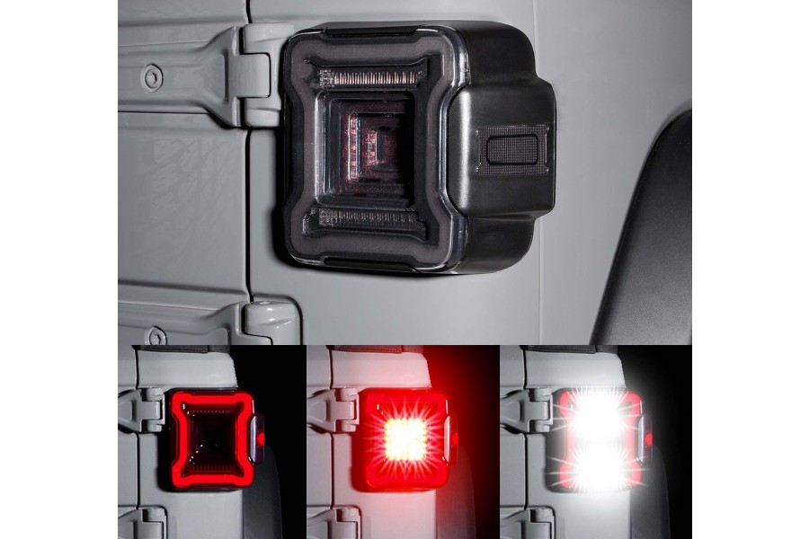 XK Glow LED Tail Light Kit w/ Smoked Lens - JL
