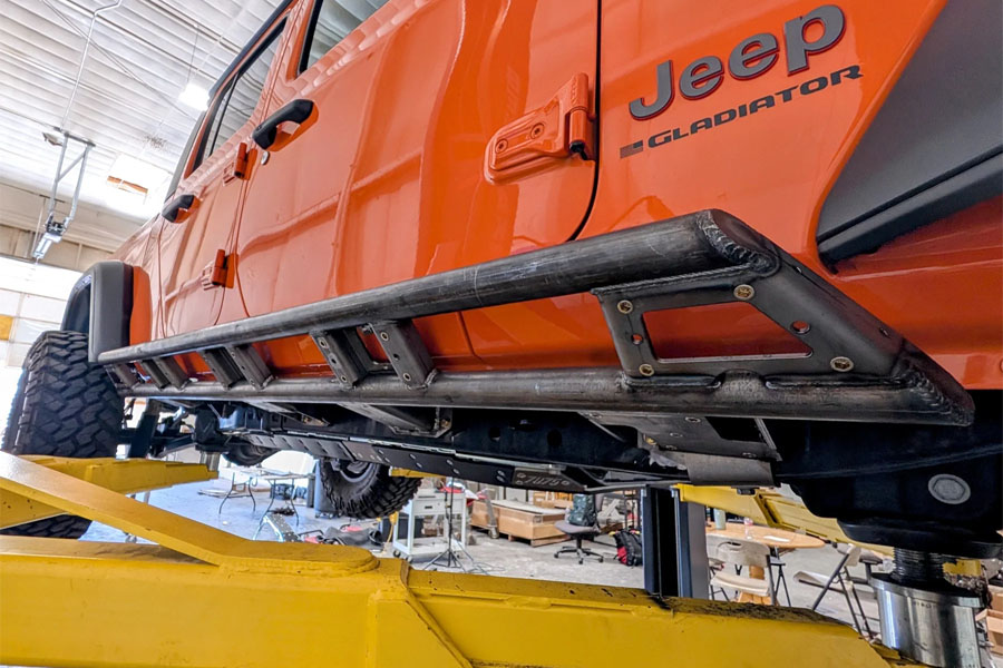 Next Venture Motorsports Trailbreaker Series Rock Sliders, Frame Mounted - Bare - JT