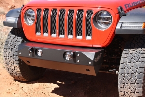 Rock Hard 4x4 Patriot Series Stubby Front Bumper, Steel - JT/JL