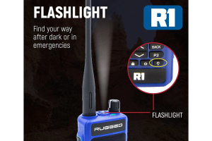 Rugged Radios R1 Business Band Handheld Radio - Digital/Analog