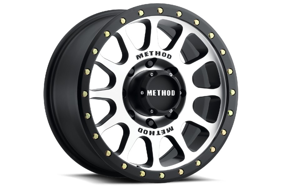 Method Race Wheels 305 NV Series Wheel 17x8.5 6x5.5 Machined Matte Black Lip - Bronco 2021+