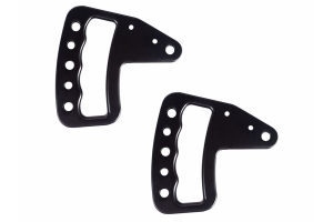 Rugged Ridge Front Grab Handles - Pair, Black - JK