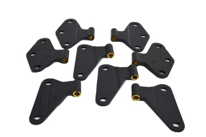 Kentrol 8-Pieces Body Door Hinge Set - Textured Black  - JK 4Dr