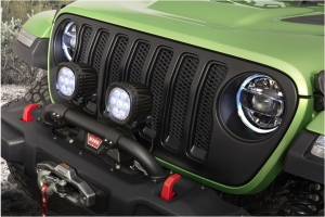 Mopar Grille - Satin Black - JL 