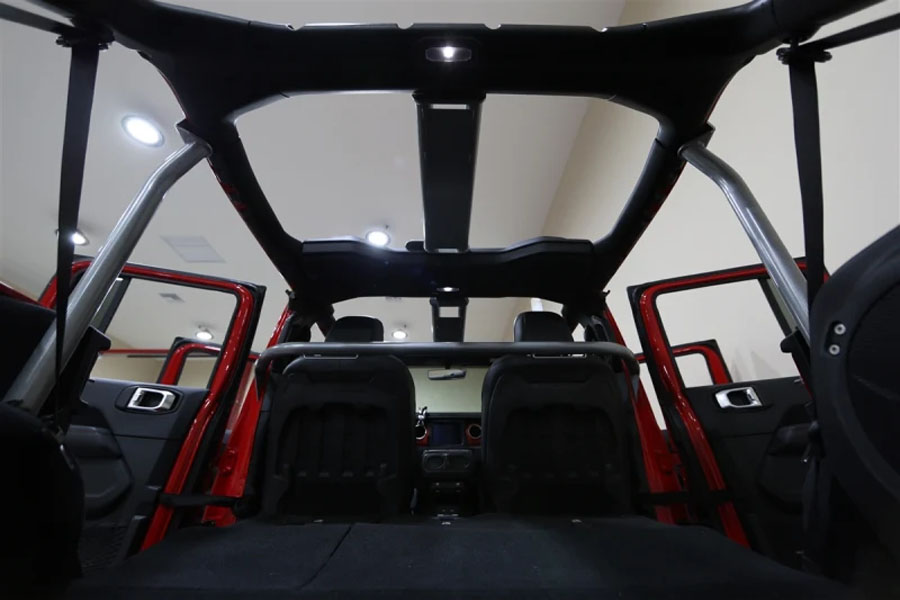 Rock Hard 4x4 Bolt-In Ultimate Sports Cage C-Pillar Brace Kit  - JL 4DR