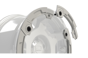 Teraflex Nomad Split Rash Ring Kit w/ Hardware - White