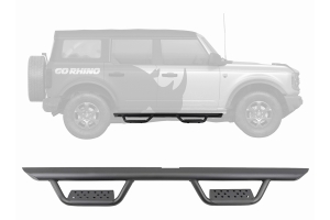 Go Rhino Dominator Extreme D2 Side Step Kit - Black - Bronco 4dr 2021+