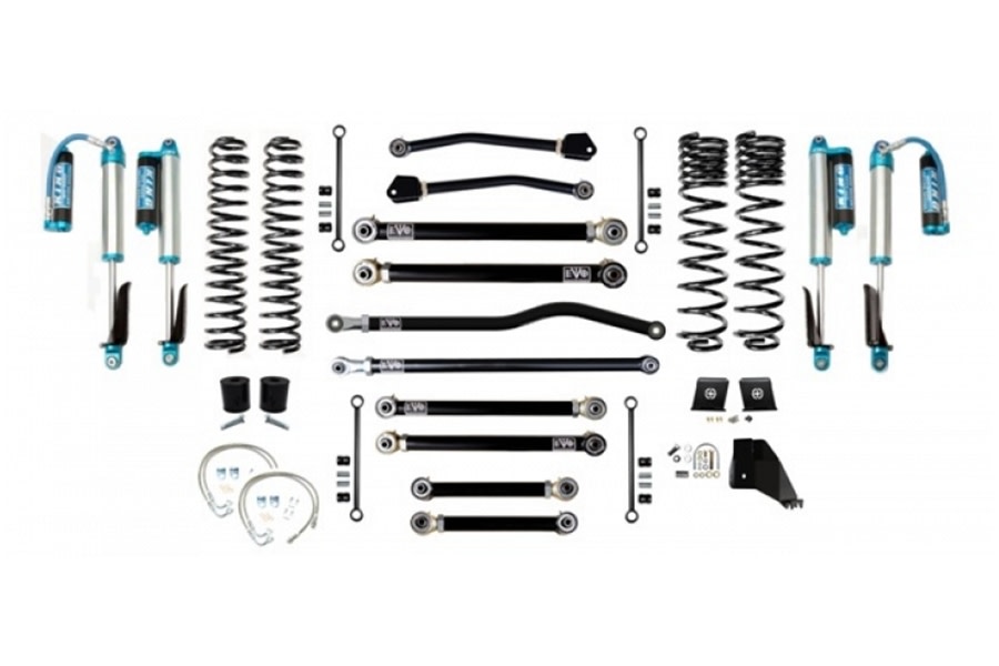EVO Manufacturing 6.5in Enforcer Stage 4 Plus Lift Kit w/ Comp Adjusters - JT Diesel