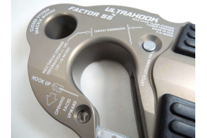 Factor 55 Ultrahook Winch Hook, Gray 