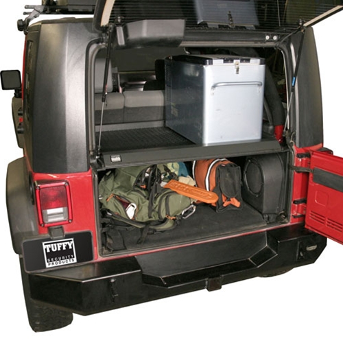 Tuffy Security Deluxe Cargo Area Security Enclosure - Black - 2007-10 JK