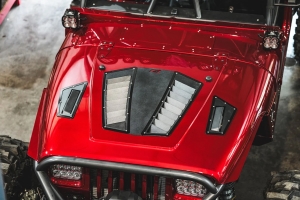 Motobilt Hood Vent Kit - Bare - LJ/TJ/YJ