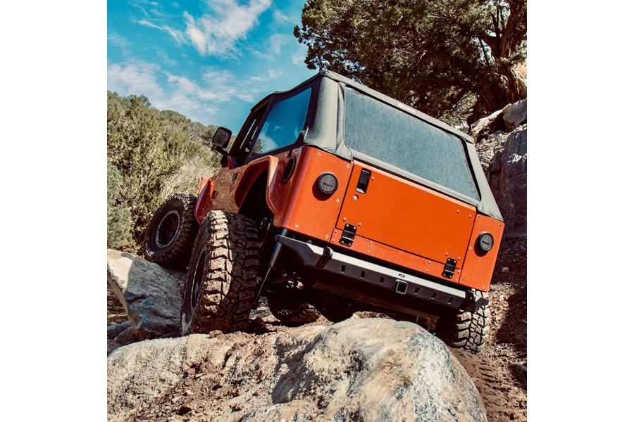 Motobilt Crusher Rear Bumper - Bare - LJ/TJ/YJ/CJ