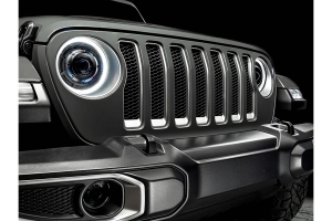 Oracle High Performance 20W LED Fog Lights - Amber - JT/JL/JK Sahara/Overland/Rubicon Models