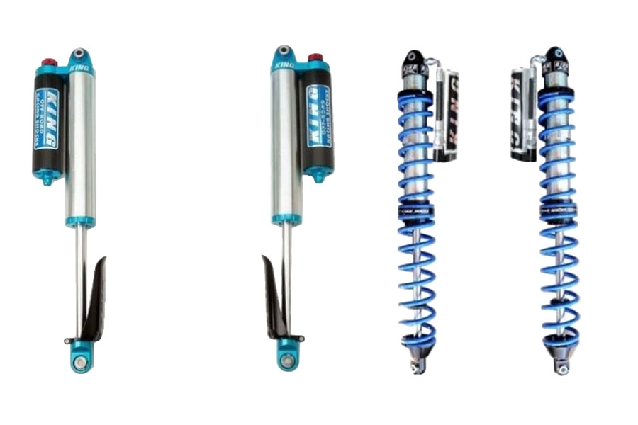 EVO Manufacturing 4.5in Fusion PLUS Lift Kit w/ Comp Adjuster Shocks - JT Diesel