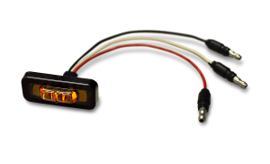 Poison Spyder Rectangular LED Marker Lamp Amber