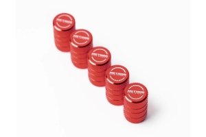 Method Race Wheels Valve Stem Caps, 5pcs - Red