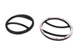 Kentrol Fog Light Cover Set - Powdercoat Black  - JK 