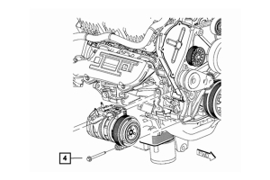 Mopar Lower Crossmember to Load Beam Screw - JT/JL