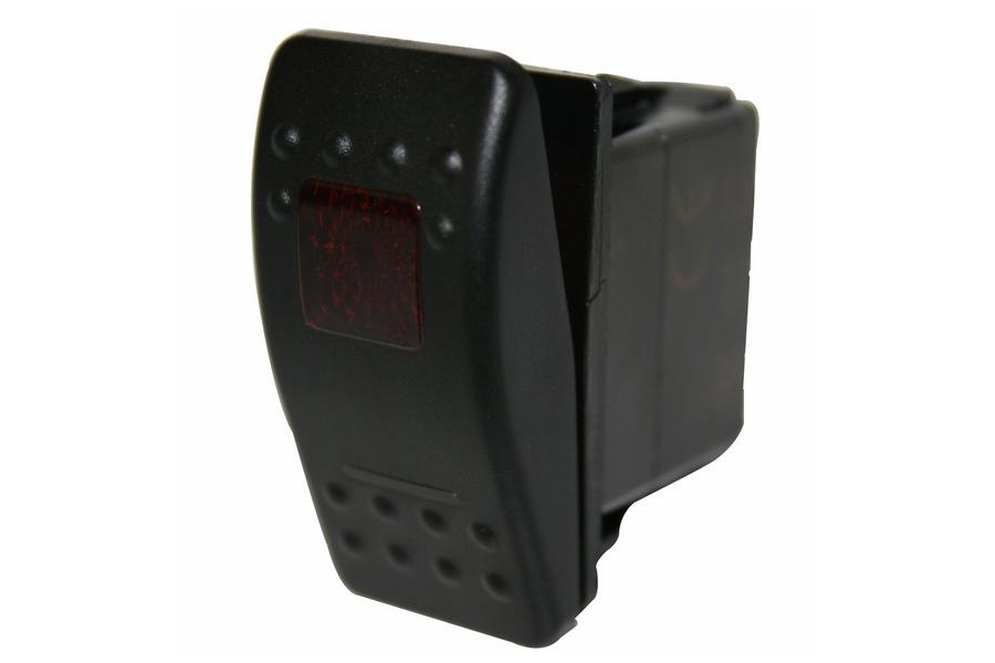 Bulldog Winch Rocker Switch ON/OFF 5-Pin, Red