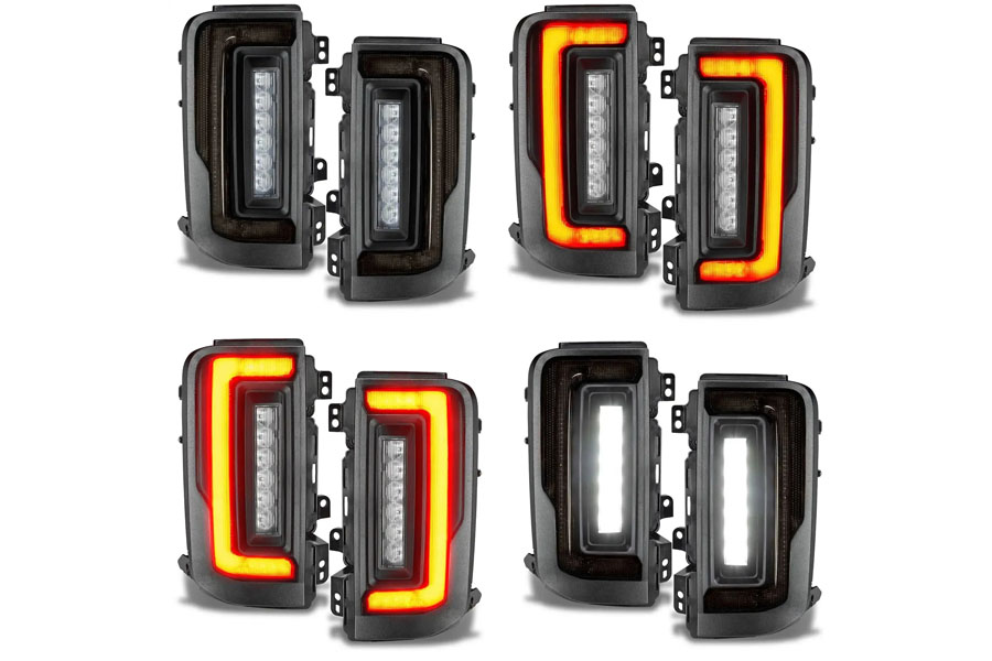 Oracle V2 Flush Mount LED Tail Lights w/ Tinted Lens - Factory Halogen Tail Lights - Bronco 2021+