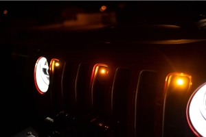 DV8 Offroad Amber LED Grille Lights - JL