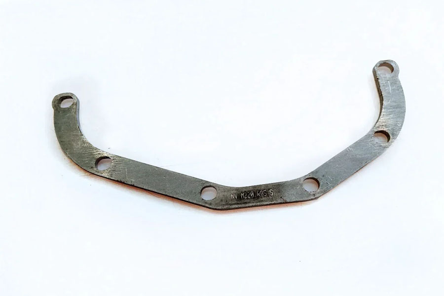 Next Venture Motorsports Rear Diff Skid & Pinion Guard M220 w/ Spacer - Zinc Plating Sliver - JL/JT