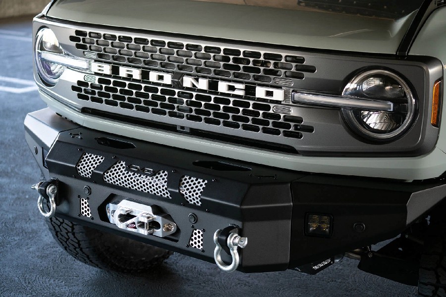DV8 Offroad MTO Series Winch Front Bumper - Bronco 2021+