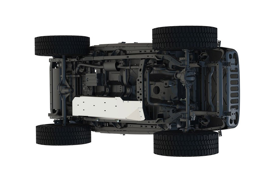 Artec Industries Gas Tank Skid Plate, JKU - JK 4DR