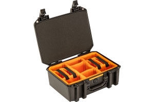 Pelican V300C Vault Large Equipment Case w/ Padded Dividers - Black