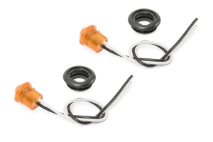 MCE 3/4in LED Marker Light, Pair - Amber 