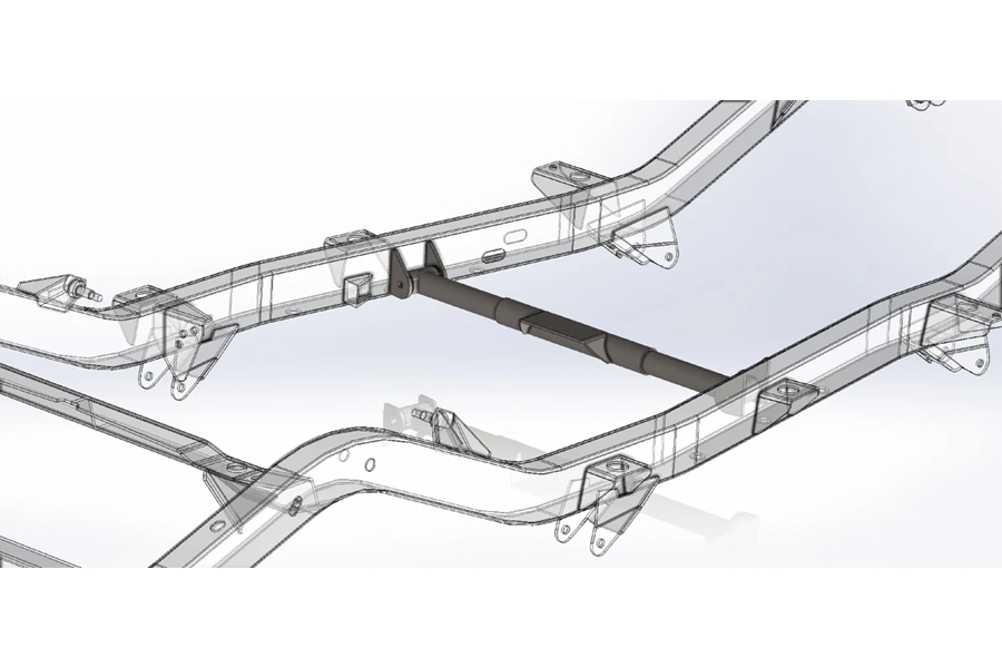 Motobilt Universal Transmission Cross Member Kit - Bare