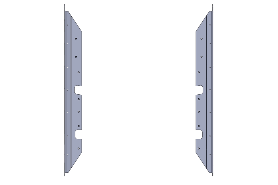 Savvy Offroad Legecy Aluminum Rocker Armor - Bare - LJ 