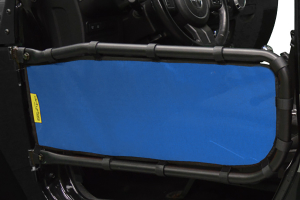 Dirty Dog 4x4 Olympic Front Tube Door Screen, Blue - JK 2DR