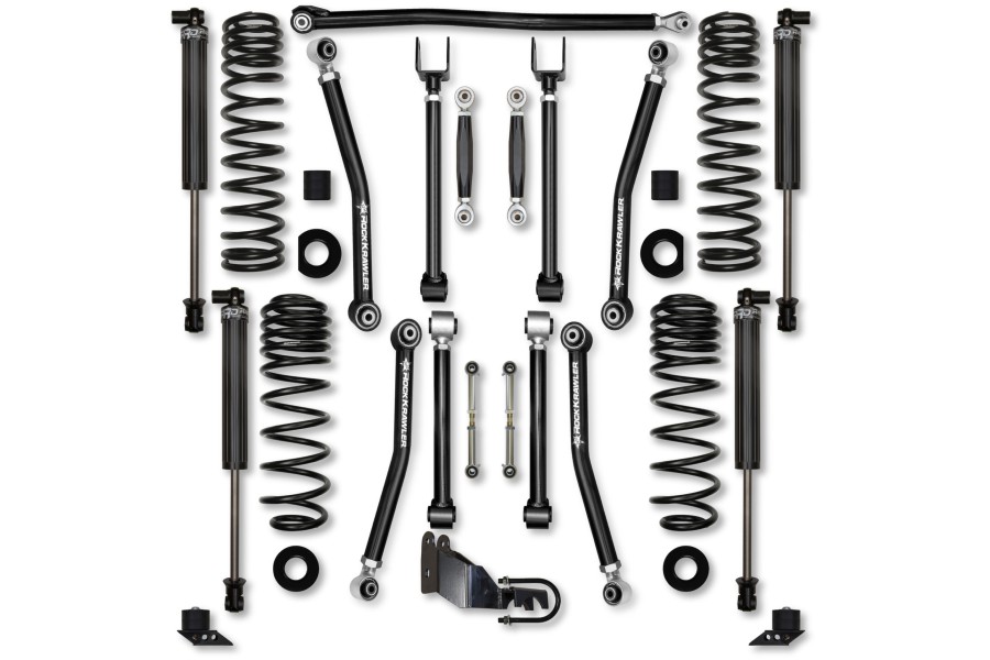 Rock Krawler 3.5in Adventure-X 'No Limits'  Lift Kit - Stage 1 ( Part Number: JL35AXMNL-4DS1)