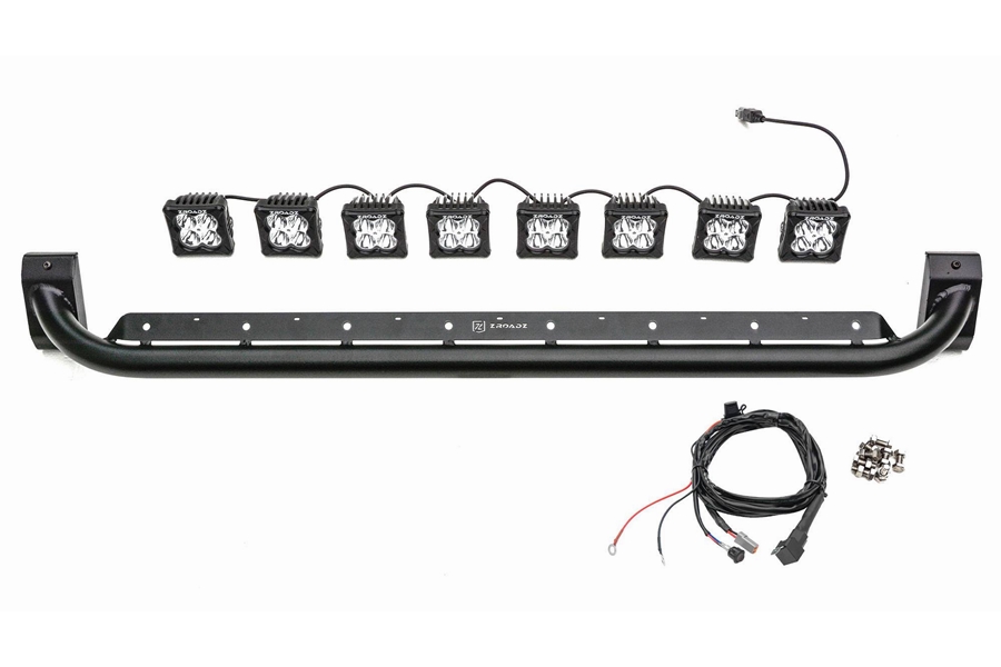 ZROADZ Front Roof Multiple LED Pods Mount Kit - White/Amber - Bronco 2021+